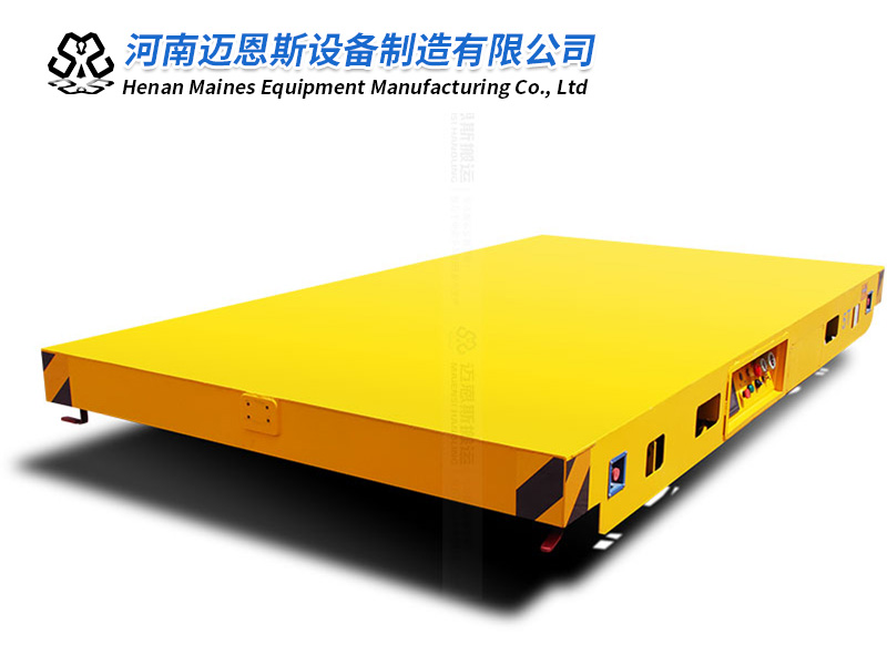 5噸電動(dòng)無(wú)軌地平車 低平板搬運(yùn) 行走更平穩(wěn)